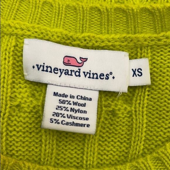 Vineyard Vines Cashmere Blend Cable Knit Sweater - Picture 4 of 4
